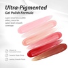 image:imageMakartt Pastel Gel Nail Polish Set 6 Colors Jelly Gel Polish Kit 15ML One NDone Spring Summer Glass Translucent Pink Blue Purple Yellow Green Cat Eye UV LED Nail Art Manicure Gift for WomenWarm Rose