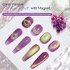 image:imageMakartt Pastel Gel Nail Polish Set 6 Colors Jelly Gel Polish Kit 15ML One NDone Spring Summer Glass Translucent Pink Blue Purple Yellow Green Cat Eye UV LED Nail Art Manicure Gift for WomenLady Finger Grape