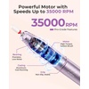 image:imageMakartt PenShaped Rechargeable Nail Drill for Beginners 25000 RPM Cordless Electric Nail File with 5Speed LED Display Lightweight Quiet E File Kit for Gel Polish Removal Home Travel UsePurpleTypus Purple