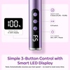 image:imageMakartt PenShaped Rechargeable Nail Drill for Beginners 25000 RPM Cordless Electric Nail File with 5Speed LED Display Lightweight Quiet E File Kit for Gel Polish Removal Home Travel UsePurpleHepsela Purple