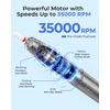 image:imageMakartt PenShaped Rechargeable Nail Drill for Beginners 25000 RPM Cordless Electric Nail File with 5Speed LED Display Lightweight Quiet E File Kit for Gel Polish Removal Home Travel UsePurpleTypus Black