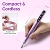 image:imageMakartt PenShaped Rechargeable Nail Drill for Beginners 25000 RPM Cordless Electric Nail File with 5Speed LED Display Lightweight Quiet E File Kit for Gel Polish Removal Home Travel UsePurpleHepsela Purple