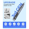 image:imageMakartt PenShaped Rechargeable Nail Drill for Beginners 25000 RPM Cordless Electric Nail File with 5Speed LED Display Lightweight Quiet E File Kit for Gel Polish Removal Home Travel UsePurpleTypus Black