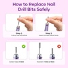 image:imageMakartt PenShaped Rechargeable Nail Drill for Beginners 25000 RPM Cordless Electric Nail File with 5Speed LED Display Lightweight Quiet E File Kit for Gel Polish Removal Home Travel UsePurpleHepsela Purple