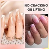 image:imageMakartt Poly Nail Gel Kit 6 Nude Colors Solid Builder 15ML for Poly Extension Enhancement Set with Slip Solution Base Top Coat Dual Forms All in One Hard Gels for Nails Starter Supplies KitNude Colors