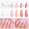image:imageMakartt Poly Nail Gel Kit 6 Nude Colors Solid Builder 15ML for Poly Extension Enhancement Set with Slip Solution Base Top Coat Dual Forms All in One Hard Gels for Nails Starter Supplies KitClear Nude Pink Colors