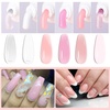 image:imageMakartt Poly Nail Gel Kit 6 Nude Colors Solid Builder 15ML for Poly Extension Enhancement Set with Slip Solution Base Top Coat Dual Forms All in One Hard Gels for Nails Starter Supplies KitNeutral Colors
