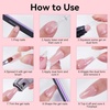 image:imageMakartt Poly Nail Gel Set  4 Fall ColorsStrong Builder for Extension Overlay Strengthener 3D Diy Multifunctional Longlasting for Nails French Manicures Home Salon White Pink Nude BrownWhite Nude Colors