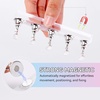 image:imageMakartt Press on Nails Stand Clear and Pink Nail Holder for Painting Nails Stands for Art Display Practice Magnetic Clear Glitter Flower Fake Holders with Reusable Adhesive Putty for Home Salon DIYSilver