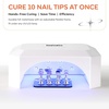 image:imageMakartt Press on Nails Stand Clear and Pink Nail Holder for Painting Nails Stands for Art Display Practice Magnetic Clear Glitter Flower Fake Holders with Reusable Adhesive Putty for Home Salon DIYSilver Metal