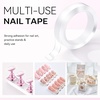 image:imageMakartt Press on Nails Stand Clear and Pink Nail Holder for Painting Nails Stands for Art Display Practice Magnetic Clear Glitter Flower Fake Holders with Reusable Adhesive Putty for Home Salon DIYPink10pcs