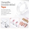 image:imageMakartt Press on Nails Stand Clear and Pink Nail Holder for Painting Nails Stands for Art Display Practice Magnetic Clear Glitter Flower Fake Holders with Reusable Adhesive Putty for Home Salon DIYSilver