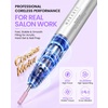 image:imageMakartt Professional Nail Drill  35000RPM Electric Nail File with 60W Coreless Motor 2 in 1 Desktop amp Portable Rechargeable E File with Drill Bits and LCD Display Nouvella PurplePurple Nouvella