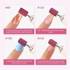 image:imageMakartt Sanding Bands for Nail Drill  100 Pcs 180Fine Grits Nail File Sanding Bands for Drill Bits Nail Prep Smooth Polish Upgrade Thicker Durable Sanding Drill Bit for Acrylic Nails Gel BlackPink