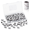 image:imageMakartt Sanding Bands for Nail Drill  100 Pcs 180Fine Grits Nail File Sanding Bands for Drill Bits Nail Prep Smooth Polish Upgrade Thicker Durable Sanding Drill Bit for Acrylic Nails Gel BlackWhite