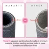 image:imageMakartt Sanding Bands for Nail Drill  100 Pcs 180Fine Grits Nail File Sanding Bands for Drill Bits Nail Prep Smooth Polish Upgrade Thicker Durable Sanding Drill Bit for Acrylic Nails Gel BlackBlack