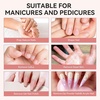 image:imageMakartt Sanding Bands for Nail Drill  100 Pcs 180Fine Grits Nail File Sanding Bands for Drill Bits Nail Prep Smooth Polish Upgrade Thicker Durable Sanding Drill Bit for Acrylic Nails Gel BlackWhite