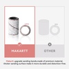 image:imageMakartt Sanding Bands for Nail Drill  100 Pcs 180Fine Grits Nail File Sanding Bands for Drill Bits Nail Prep Smooth Polish Upgrade Thicker Durable Sanding Drill Bit for Acrylic Nails Gel BlackWhite