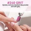 image:imageMakartt Sanding Bands for Nail Drill100 Pcs Nail File Sanding Bands for Drill Bits 180 Medium Grits for Acrylic Nails Gel Removing and Shaping Upgrade Thicker Durable Sanding Drill Bit WhitePink