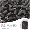 image:imageMakartt Sanding Bands for Nail Drill100 Pcs Nail File Sanding Bands for Drill Bits 180 Medium Grits for Acrylic Nails Gel Removing and Shaping Upgrade Thicker Durable Sanding Drill Bit WhiteBlack
