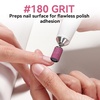 image:imageMakartt Sanding Bands for Nail Drill100 Pcs Nail File Sanding Bands for Drill Bits 180 Medium Grits for Acrylic Nails Gel Removing and Shaping Upgrade Thicker Durable Sanding Drill Bit WhitePink