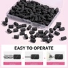 image:imageMakartt Sanding Bands for Nail Drill100 Pcs Nail File Sanding Bands for Drill Bits 180 Medium Grits for Acrylic Nails Gel Removing and Shaping Upgrade Thicker Durable Sanding Drill Bit WhiteBlack