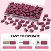 image:imageMakartt Sanding Bands for Nail Drill100 Pcs Nail File Sanding Bands for Drill Bits 180 Medium Grits for Acrylic Nails Gel Removing and Shaping Upgrade Thicker Durable Sanding Drill Bit WhitePink