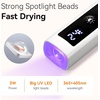image:imageMakartt UV LED Nail Lamp UV Light for Gel Nails 6W Mini USB Portable Lamp Fast Drying Gel Polish Curing Light 60S Timer Dryer Manicure Salon Home DIYA1White