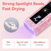 image:imageMakartt UV LED Nail Lamp UV Light for Gel Nails 6W Mini USB Portable Lamp Fast Drying Gel Polish Curing Light 60S Timer Dryer Manicure Salon Home DIYA4Diamond