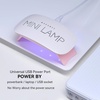 image:imageMakartt UV LED Nail Lamp UV Light for Gel Nails 6W Mini USB Portable Lamp Fast Drying Gel Polish Curing Light 60S Timer Dryer Manicure Salon Home DIYPink