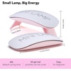 image:imageMakartt UV LED Nail Lamp UV Light for Gel Nails 6W Mini USB Portable Lamp Fast Drying Gel Polish Curing Light 60S Timer Dryer Manicure Salon Home DIYPink