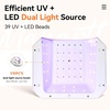 image:imageMakartt UV LED Nail Lamp for Gel Nails  Rechargeable Aurora 30W Nail Light with 39 LEDs Large Space 2600mAh Battery 4 Timers amp Auto Sensor Fast Curing Cordless Nail Lamp for SalonRose PinkA2UV nail lampRose Pink