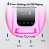 image:imageMakartt UV LED Nail Lamp for Gel Nails  Rechargeable Aurora 30W Nail Light with 39 LEDs Large Space 2600mAh Battery 4 Timers amp Auto Sensor Fast Curing Cordless Nail Lamp for SalonRose PinkA5UV nail lampGradient Pink