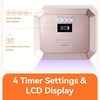 image:imageMakartt UV LED Nail Lamp for Gel Nails  Rechargeable Aurora 30W Nail Light with 39 LEDs Large Space 2600mAh Battery 4 Timers amp Auto Sensor Fast Curing Cordless Nail Lamp for SalonRose PinkA2UV nail lampRose Pink
