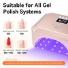 image:imageMakartt UV LED Nail Lamp for Gel Nails  Rechargeable Aurora 30W Nail Light with 39 LEDs Large Space 2600mAh Battery 4 Timers amp Auto Sensor Fast Curing Cordless Nail Lamp for SalonRose PinkA2UV nail lampRose Pink