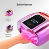 image:imageMakartt UV LED Nail Lamp for Gel Nails  Rechargeable Aurora 30W Nail Light with 39 LEDs Large Space 2600mAh Battery 4 Timers amp Auto Sensor Fast Curing Cordless Nail Lamp for SalonRose PinkA6UV nail lampGradient Purple