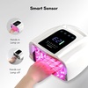 image:imageMakartt UV LED Nail Lamp for Gel Nails  Rechargeable Aurora 30W Nail Light with 39 LEDs Large Space 2600mAh Battery 4 Timers amp Auto Sensor Fast Curing Cordless Nail Lamp for SalonRose PinkA4UV nail lampWhite2