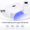 image:imageMakartt UV LED Nail Lamp for Gel Nails  Rechargeable Aurora 30W Nail Light with 39 LEDs Large Space 2600mAh Battery 4 Timers amp Auto Sensor Fast Curing Cordless Nail Lamp for SalonRose PinkA3Pulg in UV nail lampWhite1