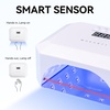 image:imageMakartt UV LED Nail Lamp for Gel Nails  Rechargeable Aurora 30W Nail Light with 39 LEDs Large Space 2600mAh Battery 4 Timers amp Auto Sensor Fast Curing Cordless Nail Lamp for SalonRose PinkWhite