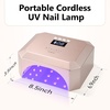 image:imageMakartt UV LED Nail Lamp for Gel Nails  Rechargeable Aurora 30W Nail Light with 39 LEDs Large Space 2600mAh Battery 4 Timers amp Auto Sensor Fast Curing Cordless Nail Lamp for SalonRose PinkA2UV nail lampRose Pink