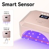 image:imageMakartt UV LED Nail Lamp for Gel Nails  Rechargeable Aurora 30W Nail Light with 39 LEDs Large Space 2600mAh Battery 4 Timers amp Auto Sensor Fast Curing Cordless Nail Lamp for SalonRose PinkA2UV nail lampRose Pink