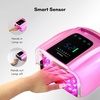 image:imageMakartt UV LED Nail Lamp for Gel Nails  Rechargeable Aurora 30W Nail Light with 39 LEDs Large Space 2600mAh Battery 4 Timers amp Auto Sensor Fast Curing Cordless Nail Lamp for SalonRose PinkA5UV nail lampGradient Pink