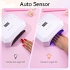 image:imageMakartt UV LED Nail Lamp for Gel Nails  Rechargeable Aurora 30W Nail Light with 39 LEDs Large Space 2600mAh Battery 4 Timers amp Auto Sensor Fast Curing Cordless Nail Lamp for SalonRose PinkA3Pulg in UV nail lampWhite1