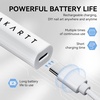 image:imageMakartt UV Nail Lamp Handheld Flash Cure Lamp with Painless Mode 800mAh Rechargeable Portable Nail Light with LCD Display amp 3 Timers for Home amp Salon DIYSilverWhite with Stand