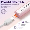 image:imageMakartt UV Nail Lamp Handheld Flash Cure Lamp with Painless Mode 800mAh Rechargeable Portable Nail Light with LCD Display amp 3 Timers for Home amp Salon DIYSilverPink