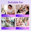 image:imageMakartt UV Nail Lamp Handheld Flash Cure Lamp with Painless Mode 800mAh Rechargeable Portable Nail Light with LCD Display amp 3 Timers for Home amp Salon DIYSilverGradient Purple