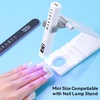 image:imageMakartt UV Nail Lamp Handheld Flash Cure Lamp with Painless Mode 800mAh Rechargeable Portable Nail Light with LCD Display amp 3 Timers for Home amp Salon DIYSilverWhite
