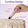 image:imageMakartt UV Nail Lamp Handheld Flash Cure Lamp with Painless Mode 800mAh Rechargeable Portable Nail Light with LCD Display amp 3 Timers for Home amp Salon DIYSilverGradient Purple