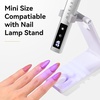 image:imageMakartt UV Nail Lamp Handheld Flash Cure Lamp with Painless Mode 800mAh Rechargeable Portable Nail Light with LCD Display amp 3 Timers for Home amp Salon DIYSilverSilver