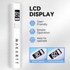 image:imageMakartt UV Nail Lamp Handheld Flash Cure Lamp with Painless Mode 800mAh Rechargeable Portable Nail Light with LCD Display amp 3 Timers for Home amp Salon DIYSilverWhite with Stand